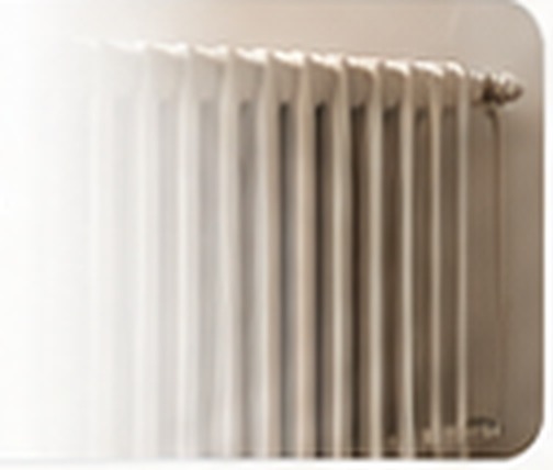 Radiateur en fonte dans un logement